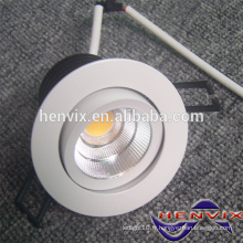 Approbation CE bonne qualité chaud blanc 7W led cob downlight